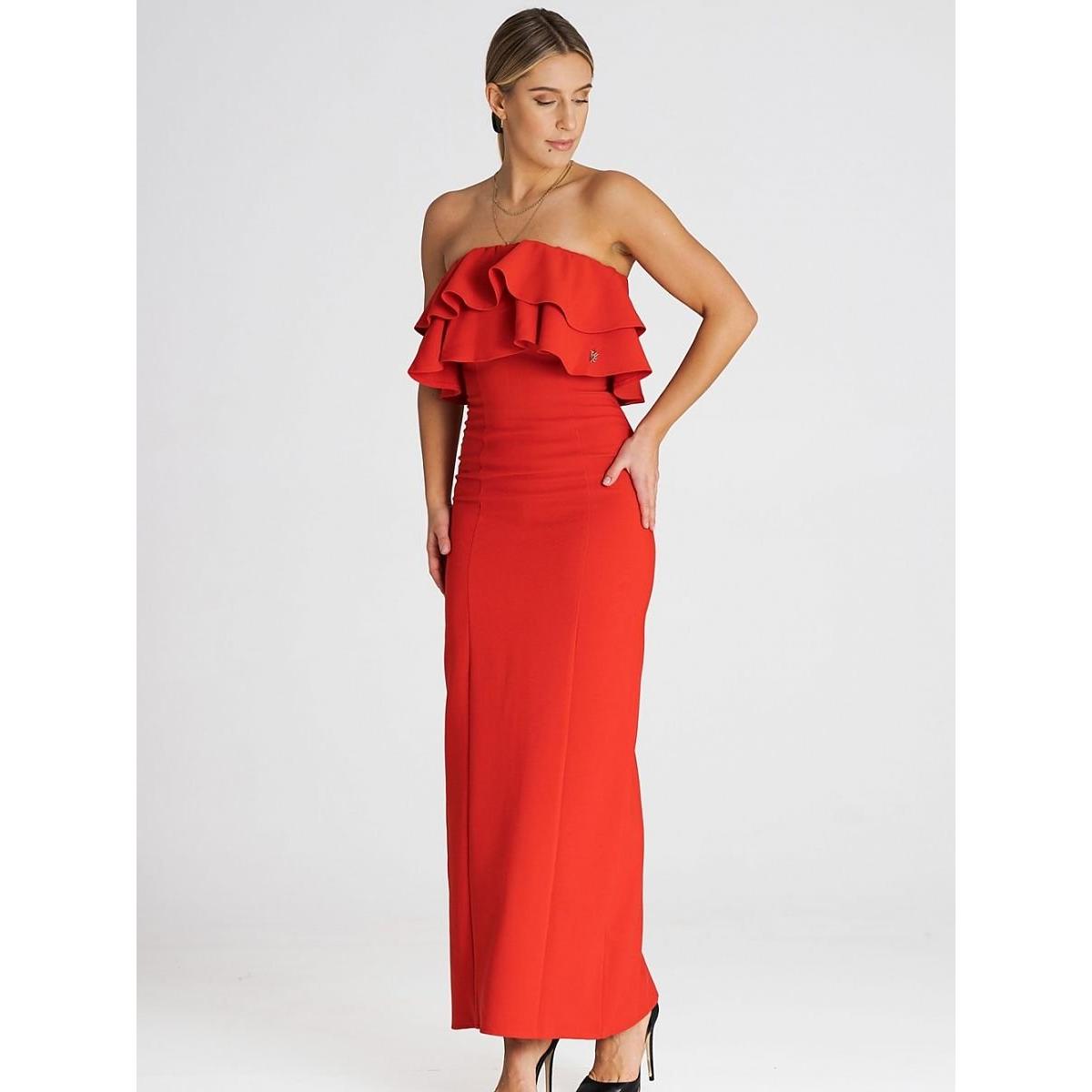 Figl, Damen, Kleider, Cocktailkleid, Rot, (L)