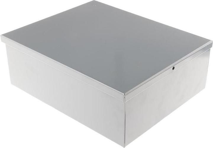 Produktbild RS PRO Gehäuse Stahl 240x200x85mm dunkelgrau (Gehäuse)