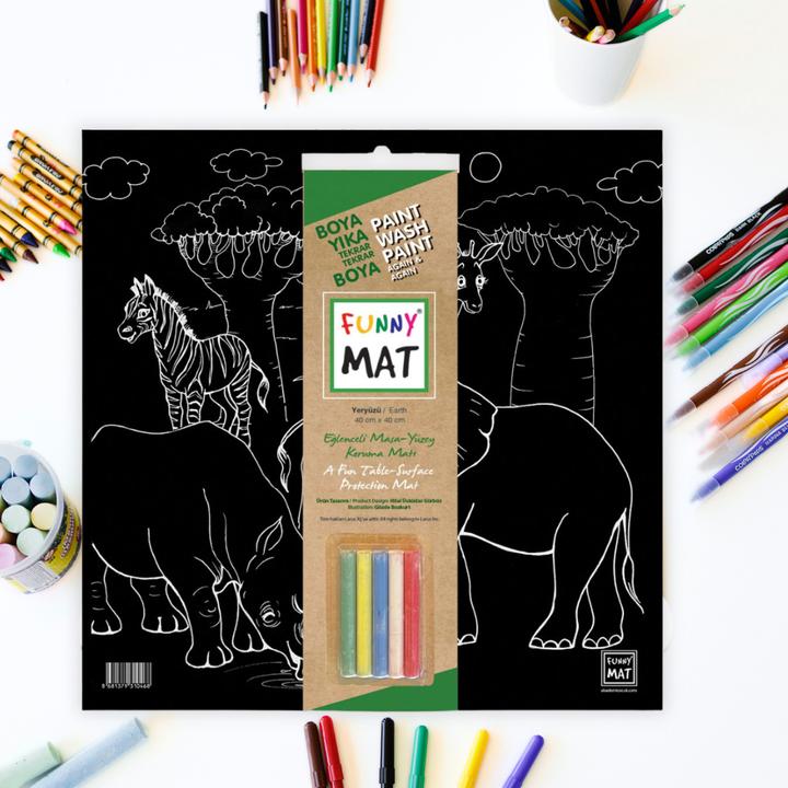 Produktbild Funny Mat Abwaschbare Malmatte - Erde