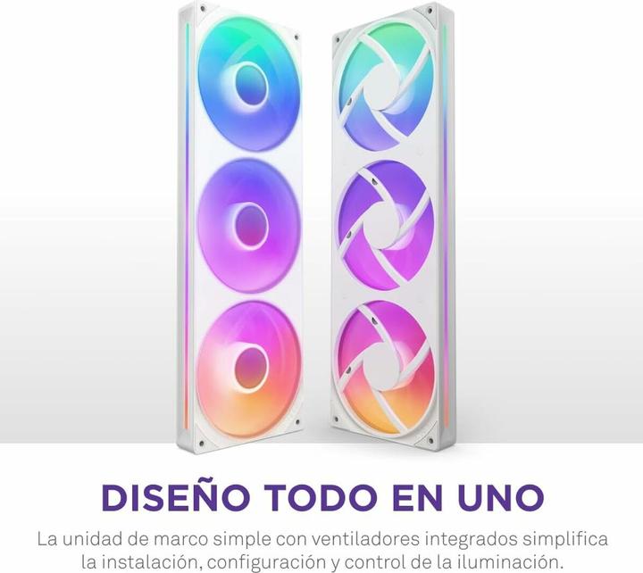 Productafbeelding NZXT F360 RGB CORE (wit) (120 mm, 1 x)