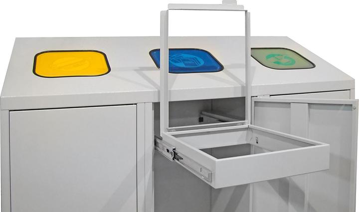 Produktbild ADB Wertstoff Sortiersystem Abfalltrenner 3x120l (120 l)
