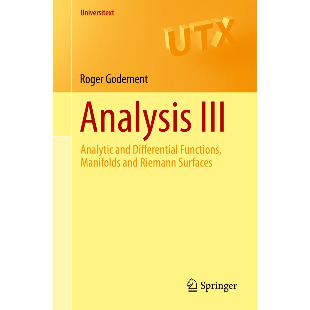 Analysis III, Fachbücher von Roger Godement