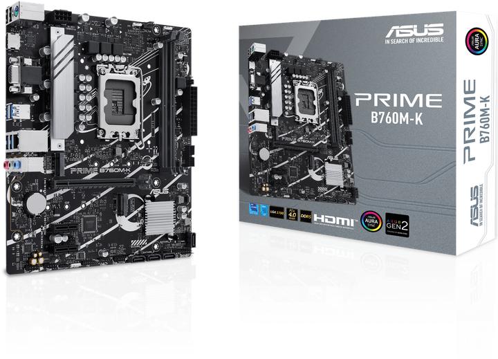 Produktbild ASUS PRIME B760M-K (LGA 1700, Intel B760, mATX)