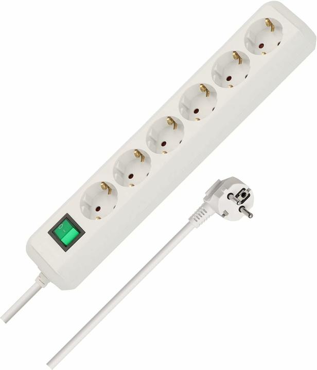 Actual product image Brennenstuhl Eco-Line (6 x, CEE 7/3, 3 m)