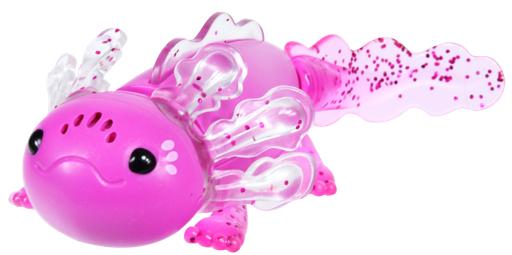 Actual product image WowWee Fingerlings Interactive Baby Axolotl, Ziggy (Magenta), Swims & Lights Up