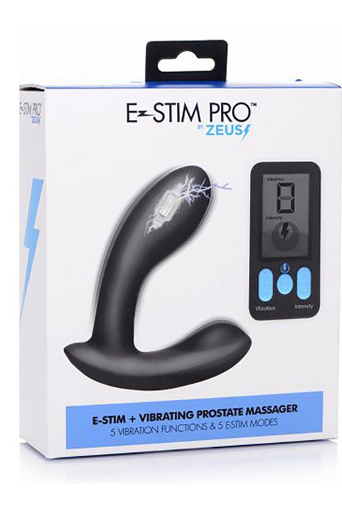 Produktbild Doc Johnson 5X E-Stim Pro Silicone Vibrating Prostate Massager + Remote