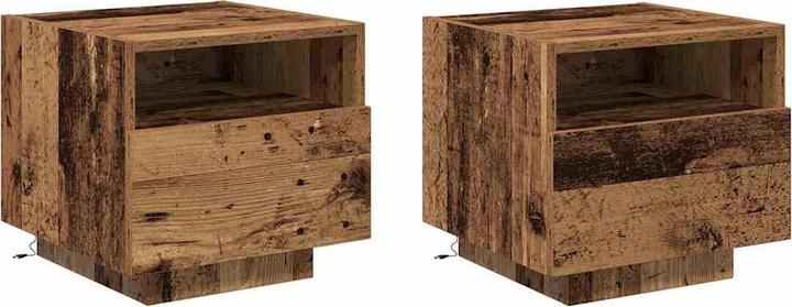 vidaXL Bedside tables (40 x 39 x 37 cm)