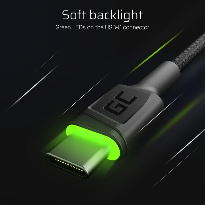 Produktbild GreenCell Cell KABGC13 USB Kabel USB 2.0 USB A USB C (2 m, USB 2.0)