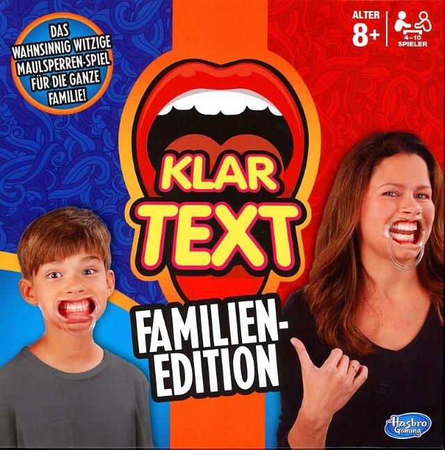 Actual product image Hasbro Gaming Plain text family edition (German)