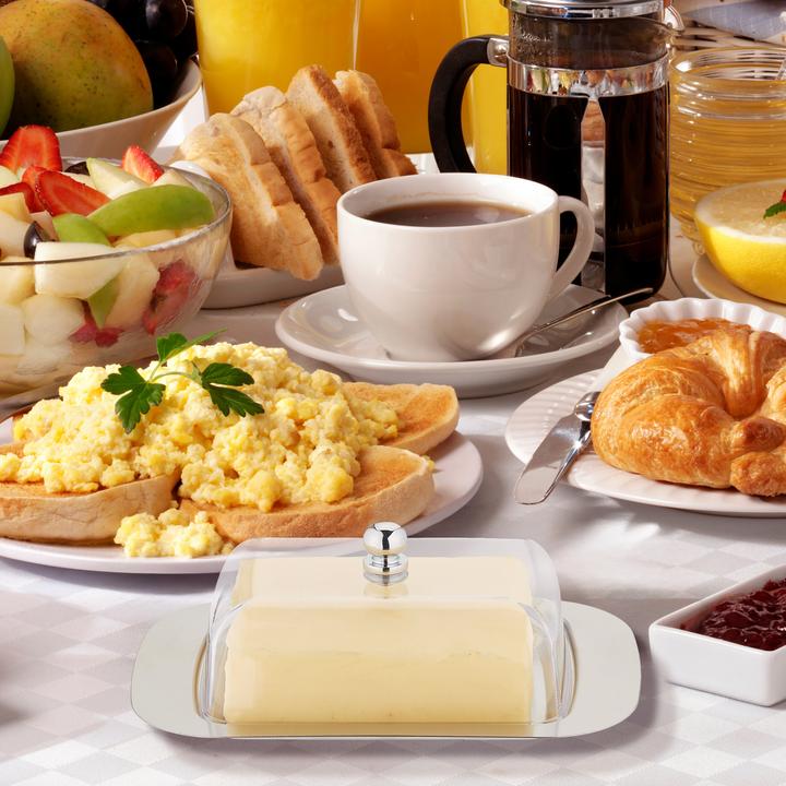Actual product image Relaxdays Butter dish