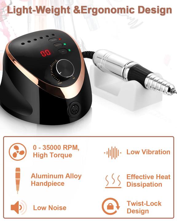 Actual product image Neflsi Elektrischer Nagelfräser