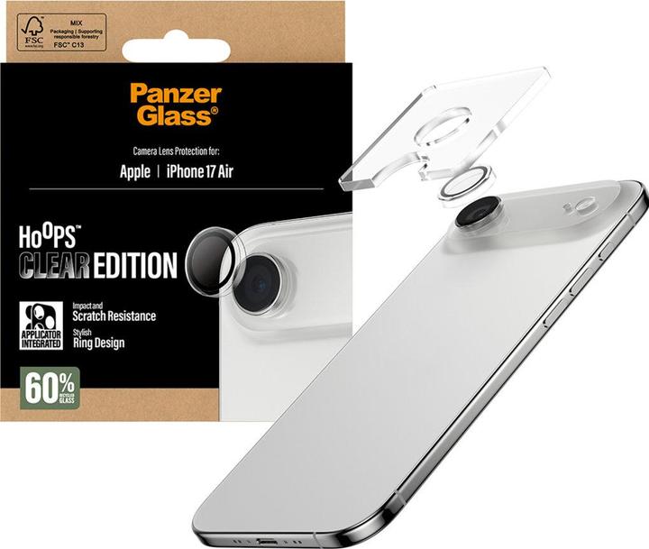 Actual product image PanzerGlass Hoops Camera Lens Protector (1 Piece, Apple iPhone Air)