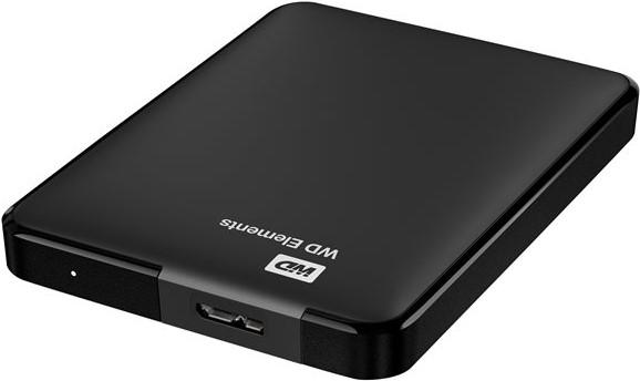 Image du produit WD Elements Portable 2TB plus 32GB USB 3.0 / Noir (2 To)
