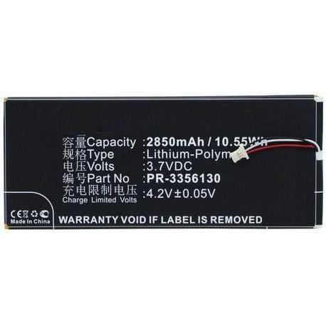 CoreParts Battery for HP Mobile (1 Zellen, 2850 mAh), Notebook Akku, Schwarz