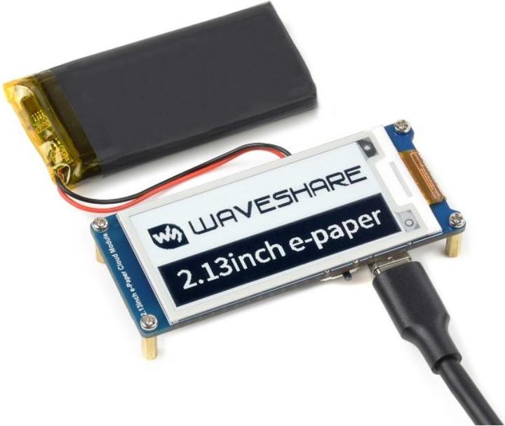 Produktbild WaveShare 2.13 Zoll E-Ink Cloud Modul mit WiFi und Bluetooth