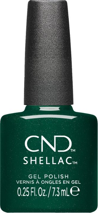 Actual product image CND Shellac Forever Green 455 (Forever Green, Gel-Effect Nail Polish)