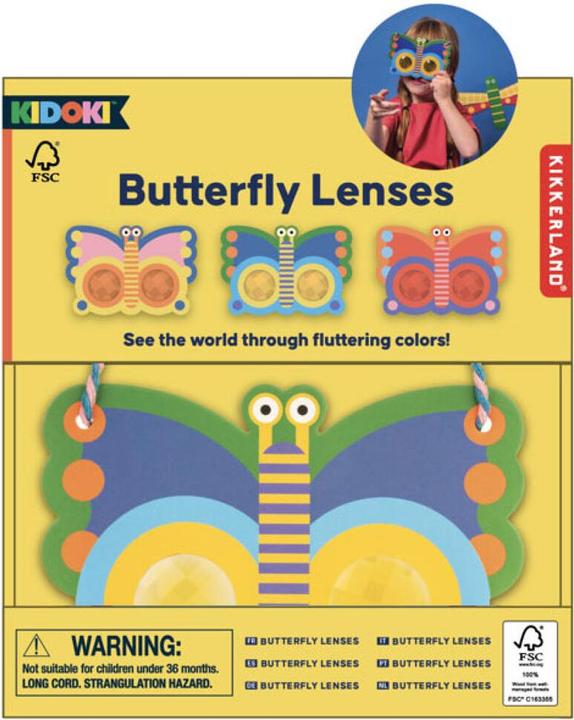 Immagine prodotto Kikkerland Kidoki Butterfly Lenses - (KID52-A-F)