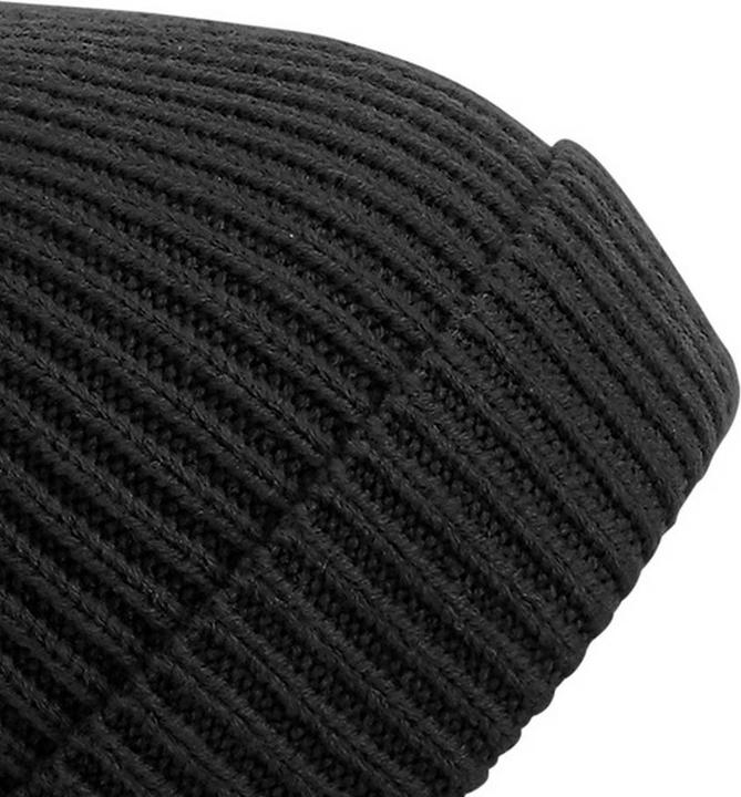 Actual product image Beechfield Engineered rib knit bobble hat (One size)