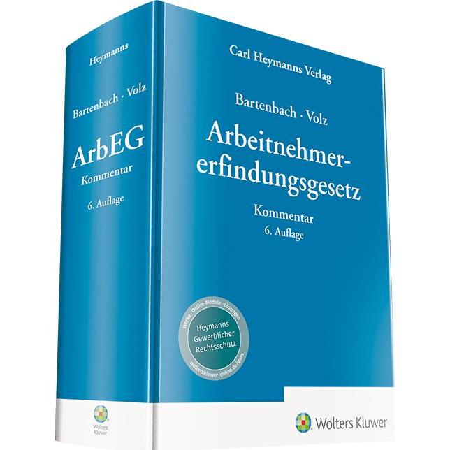 Thumbnail - Arbeitnehmererfindungsgesetz, Fachbücher von Franz-Eugen Volz, Kurt Bartenbach