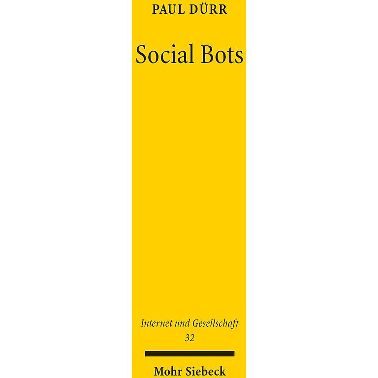 Dürr:Social Bots, Fachbücher von Paul Dürr