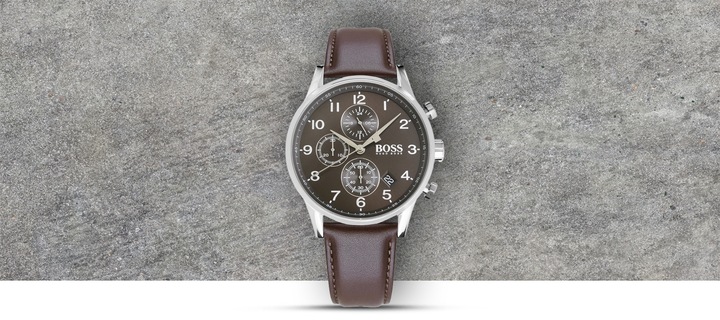 Actual product image BOSS Navigator (Analogue wristwatch, Chronograph, 44 mm)