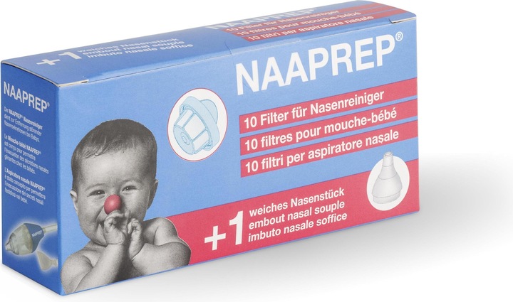 Immagine prodotto Naaprep Filtro per pulitore per il naso 10 pezzi + 1 pezzo per il naso
