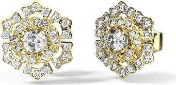 Image du produit Guess La Fleur Sparkling Gold Plated Cubic Zirconia Earrings