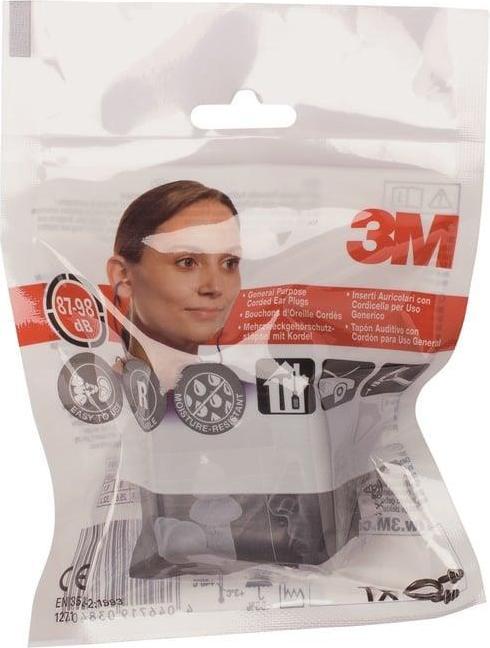 Immagine prodotto 3M Tappi di protezione per l'udito con cavo (1 x)