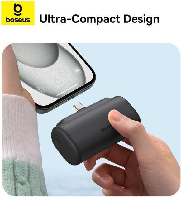 Actual product image Baseus Compact Series Fast Charging USB-C Powerbank 20W (5000 mAh, 20 W, 18.50 Wh)