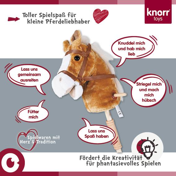 Produktbild Knorrtoys Steckenpferd "Brauny"