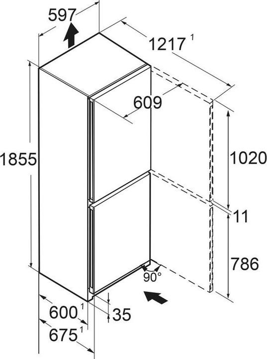 Actual product image Liebherr CNc 5203 (330 l)