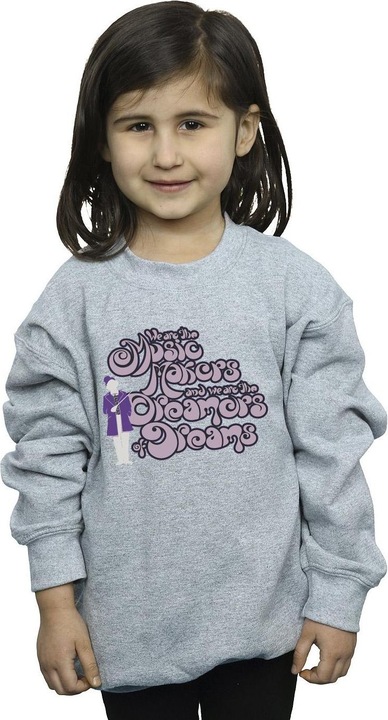 Produktbild Willy Wonka & the Chocolate Factory Dreamers Text Sweatshirt Mädchen (152, 158)
