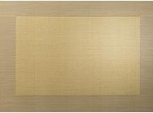 Immagine prodotto ASA Selection Tovaglietta in PVC metallico 33x46cm, oro con bordo intrecciato (46 x 33 cm)