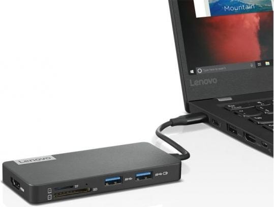 Produktbild Lenovo USB-C 7-in-1 Hub (USB-C, 7 Ports)