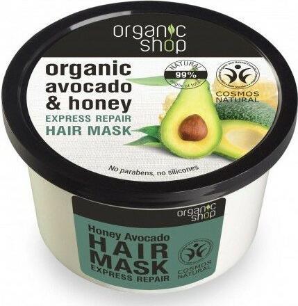 Actual product image Organic Shop Honey Avocado Hair Mask, 250 ml (250 ml)