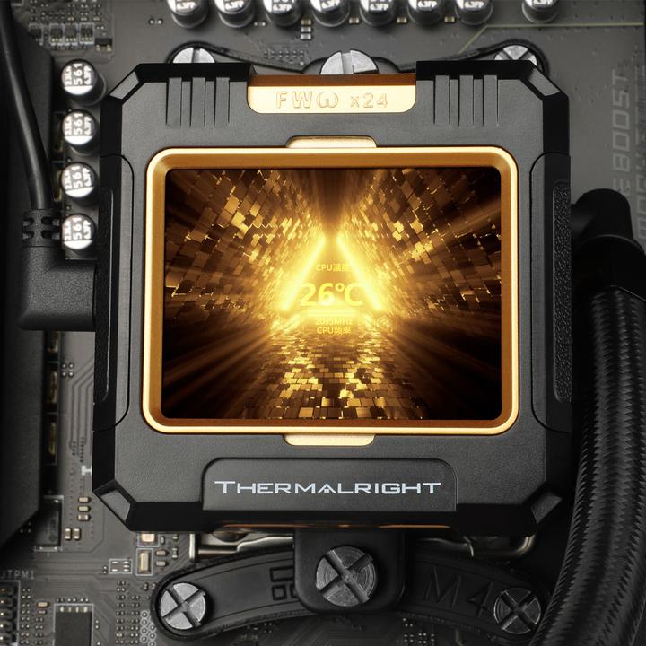 Immagine prodotto Thermalright Frozen Warframe 360 Black ARGB - AIO, 360 mm, LCD