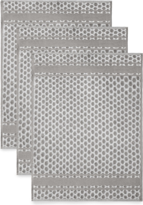 Actual product image Aspero 3 Terry cotton tea towels - 3900 (50 x 70 cm)