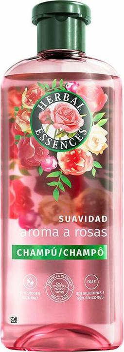 Herbal Essences Shampoo Smooth Rose Aroma Silikonfrei Flasche 350 Ml (Flüssiges Shampoo, 350 ml)