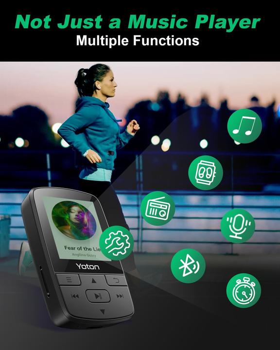 Produktbild Yoton MP3-Player mit Clip (64 GB)