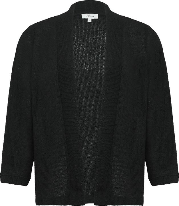 Produktbild S.Oliver Indoor-Jacke Cardigan aus Bouclégarn mit 3/4-Ärmeln (40)