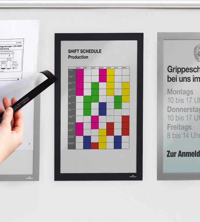 Produktbild Durable 2 Magnetrahmen DURAFRAME® MAGNETIC A4 grün