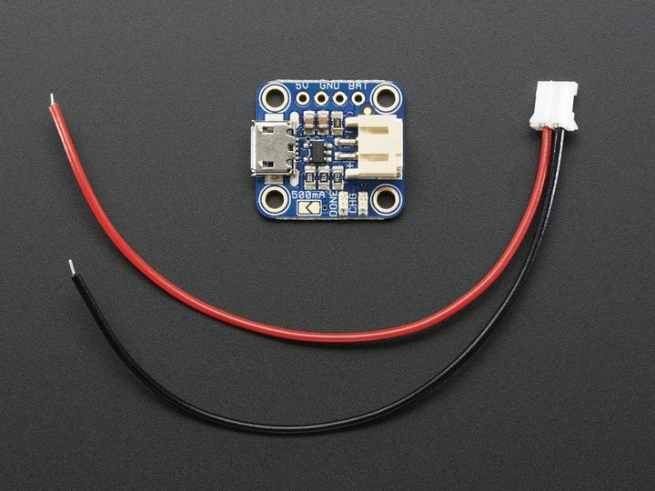 Produktbild Adafruit Micro Lipo w/MicroUSB LiIon/LiPoly (Batteriefach, Diverse)