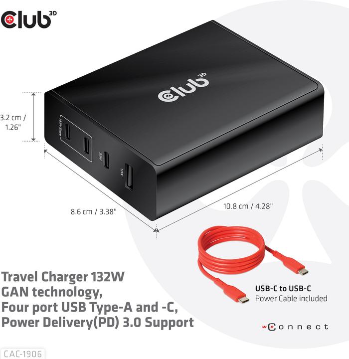 Image du produit Club 3D CAC-1906 (132 W)