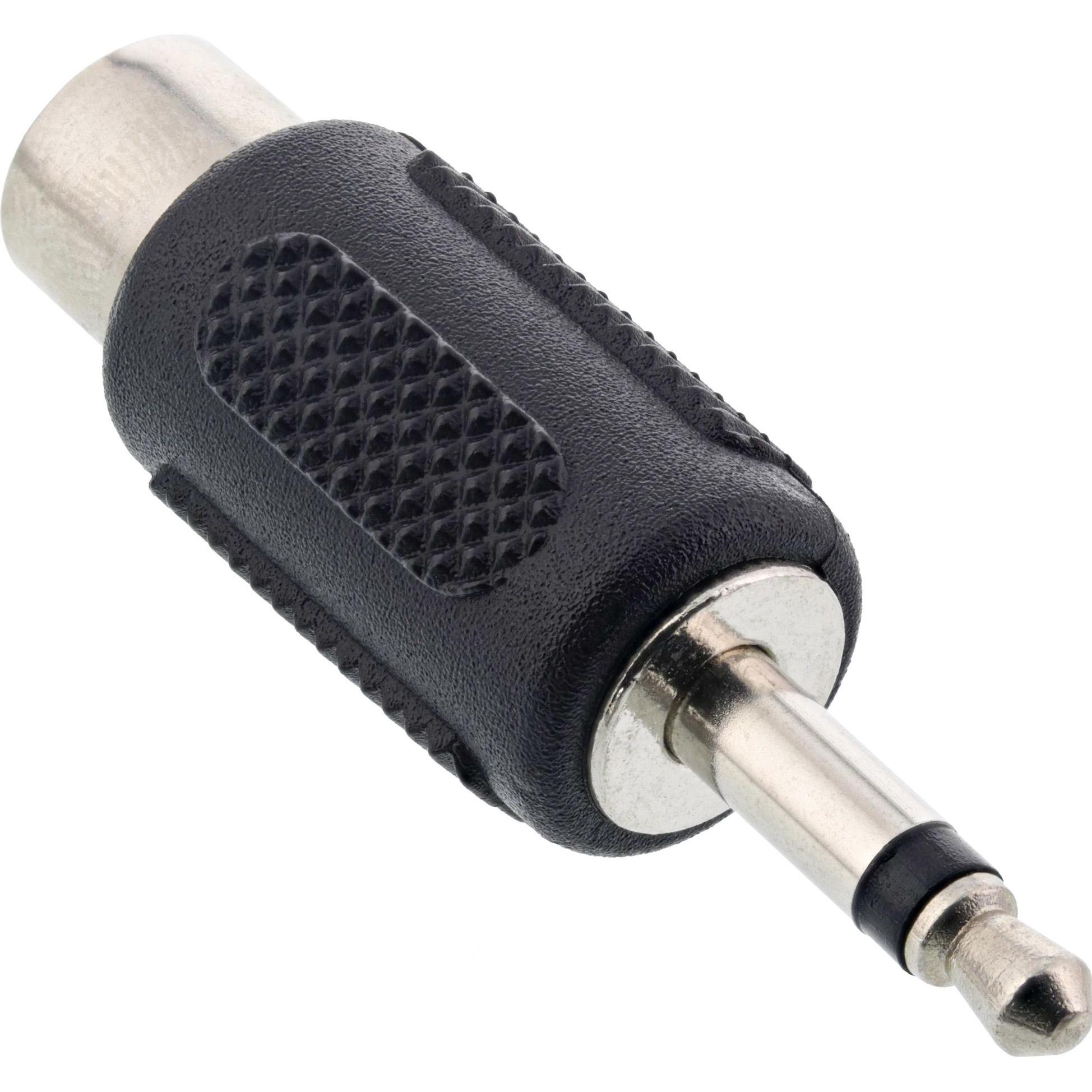InLine Audio Adapter (Klinkenadapter), Audio Adapter, Schwarz