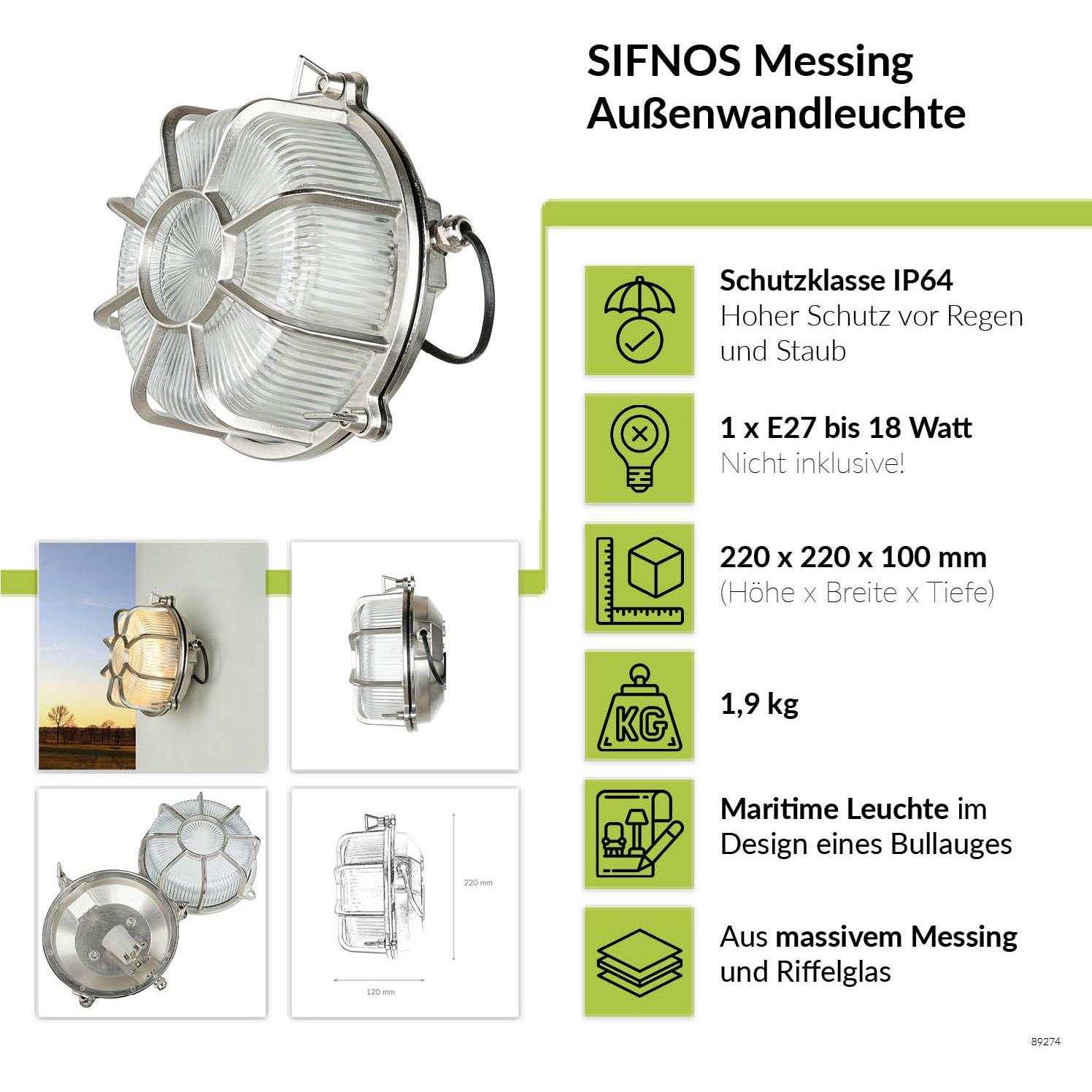 Thumbnail - Licht-Erlebnisse, Gartenbeleuchtung, Sifnos (E27, IP64)