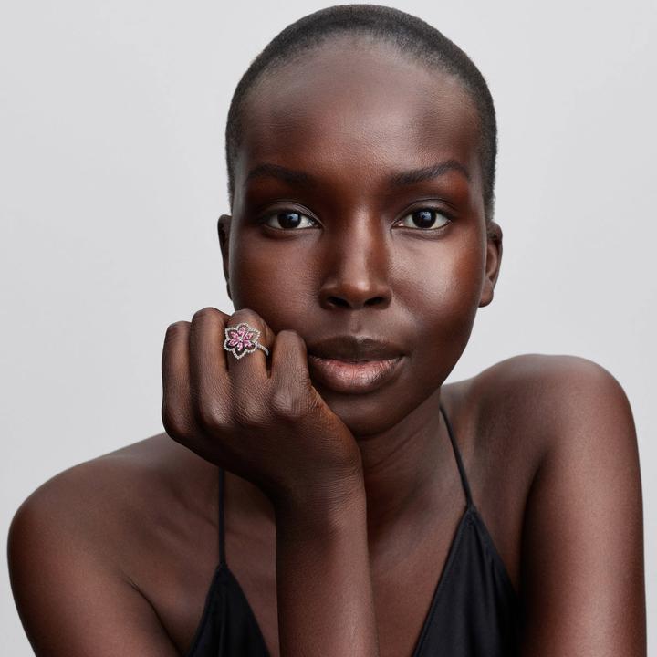 Produktbild Pandora Doppelte Blume Cocktailring (54)