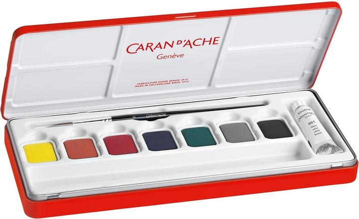 Actual product image Caran d'Ache Gouache Studio Tabletten Metallschachtel
