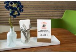 Image du produit Sigel Tischaufsteller mit Holzsockel (A4 portrait)