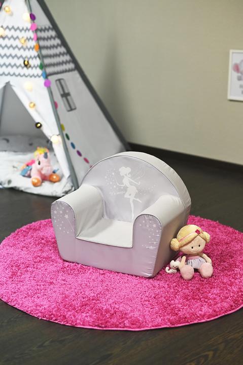 Actual product image Knorrtoys Children's armchair - "Fairy grey" (Child armchair)