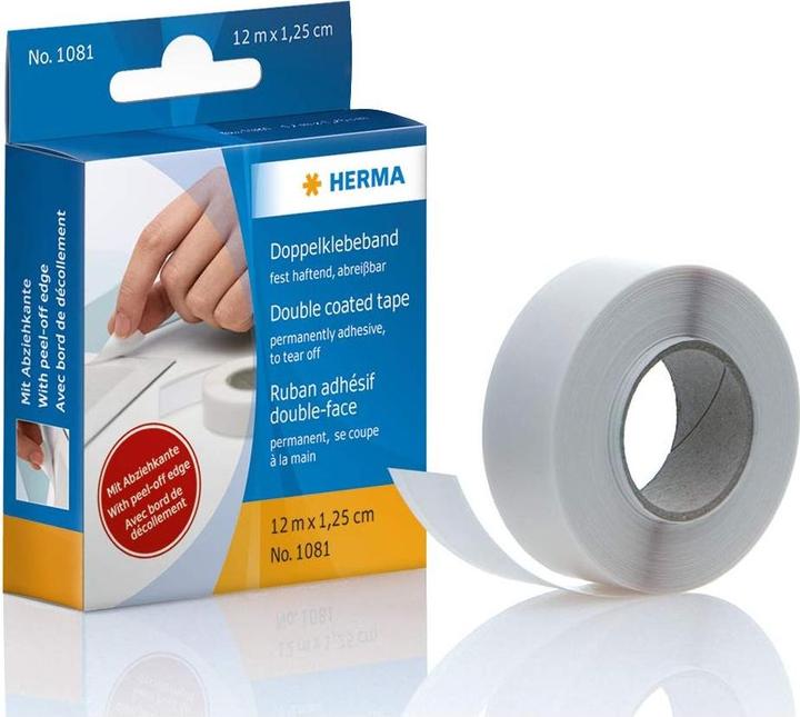 Produktbild HERMA Doppelseitiges Klebeband (12.50 mm)